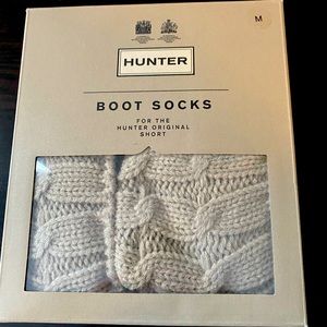 Hunter Greige Short Boot Socks (M)